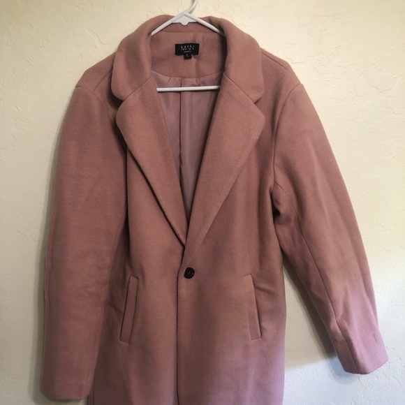 Boohoo Man Overcoat - Picture 2 of 3